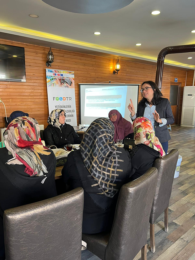 Presentation was made at the Oylat Bosphorus Villages and Neighborhoods Women's Cooperative 